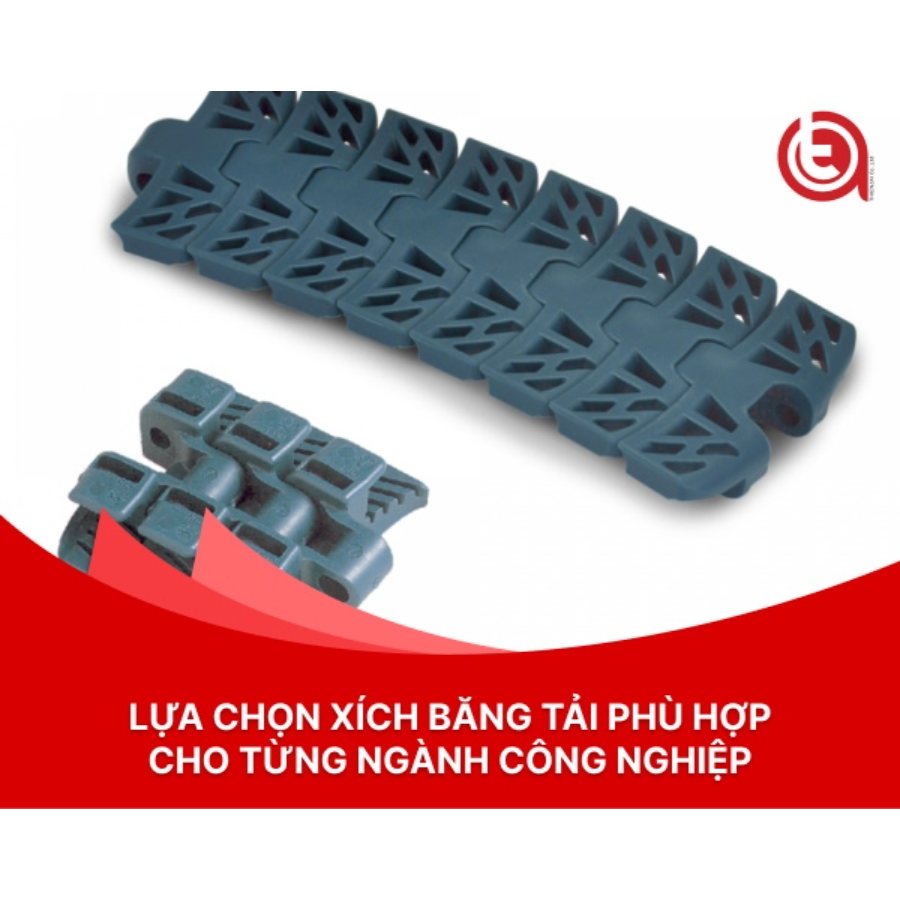 Lựa chọn xích băng tải phù hợp cho từng ngành công nghiệp