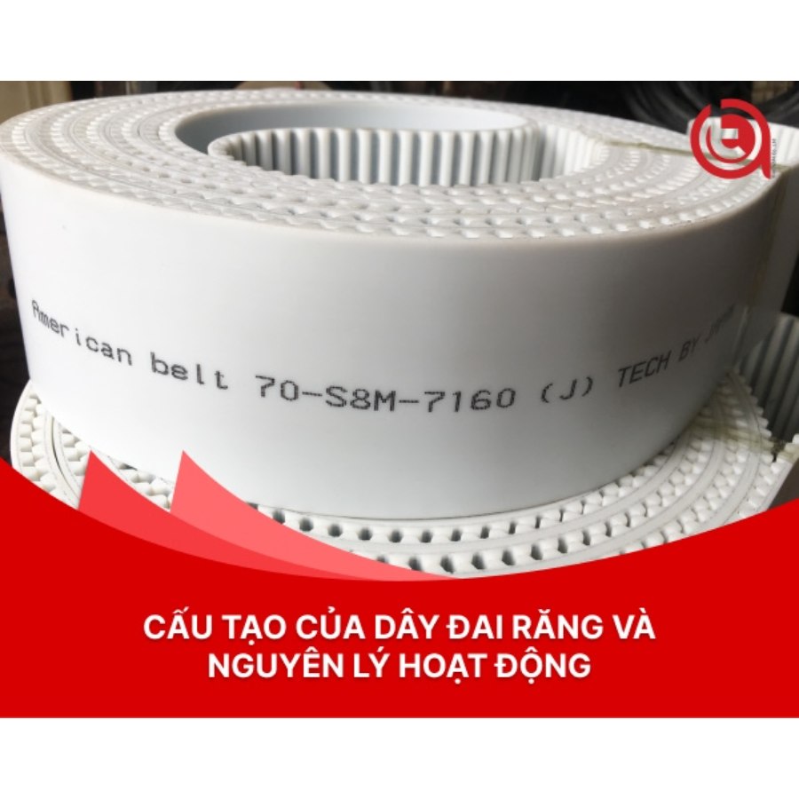 Cấu tạo của dây đai răng và nguyên lý hoạt động