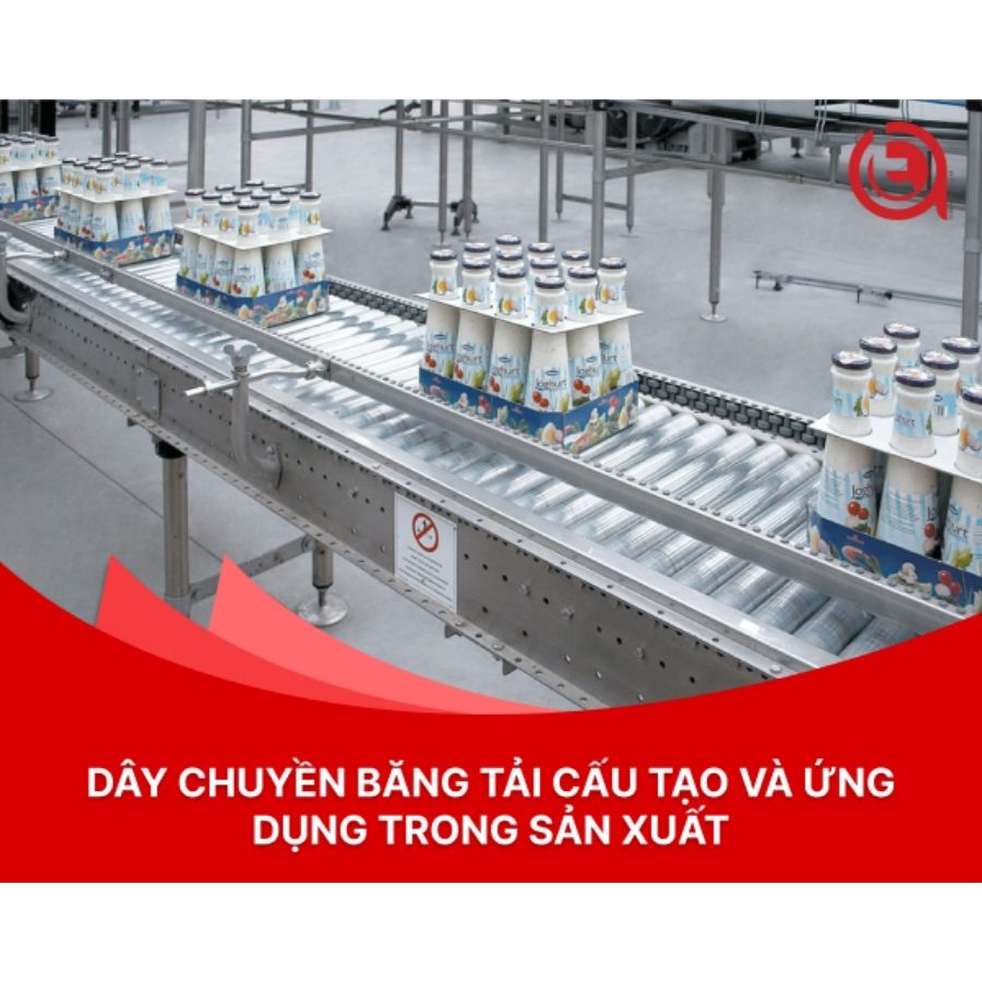 Dây chuyền băng tải cấu tạo và ứng dụng trong sản xuất